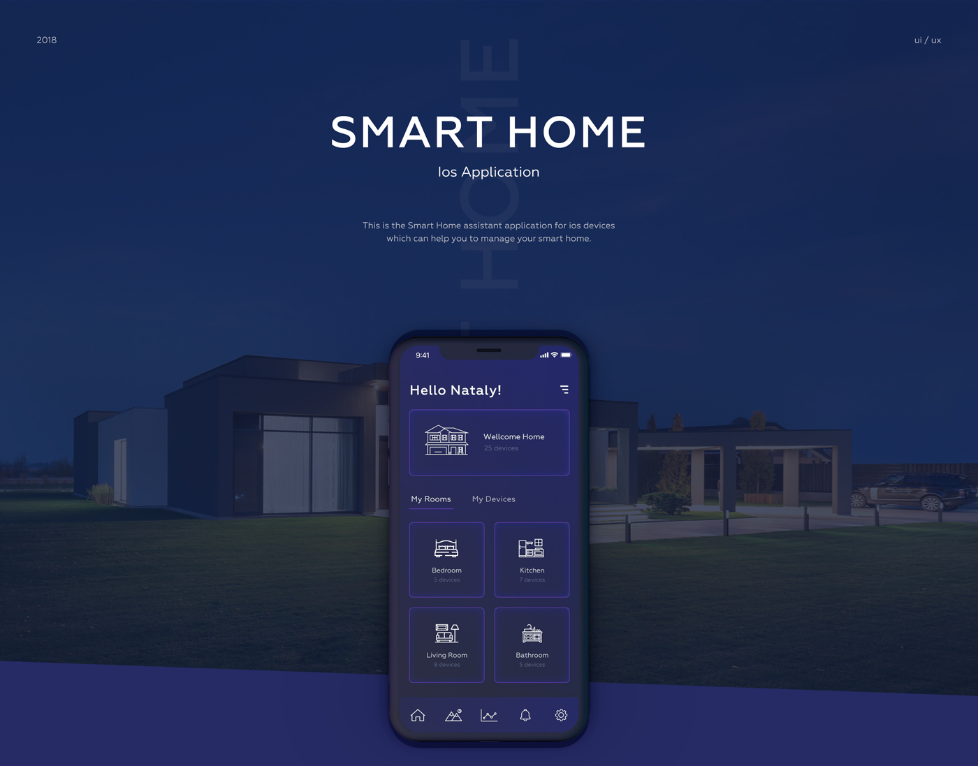 Smart Home Ios App UI/UX Design 